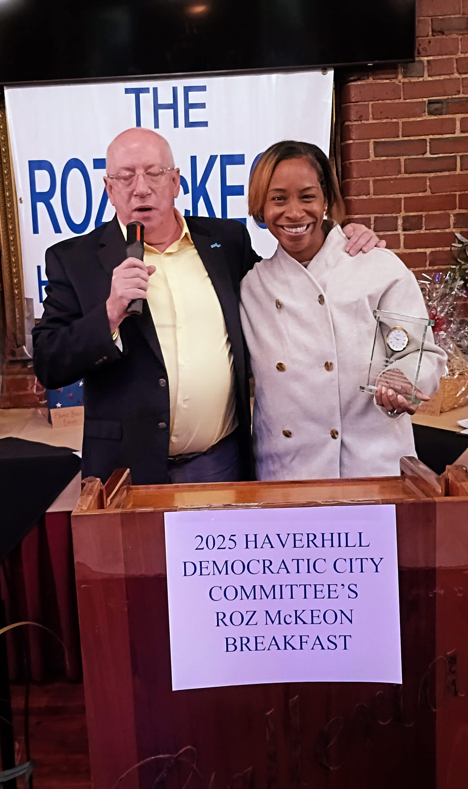 Breakfast2025pic12 Unnamed woman, Ryan Hamilton, & Ralph Basiliere