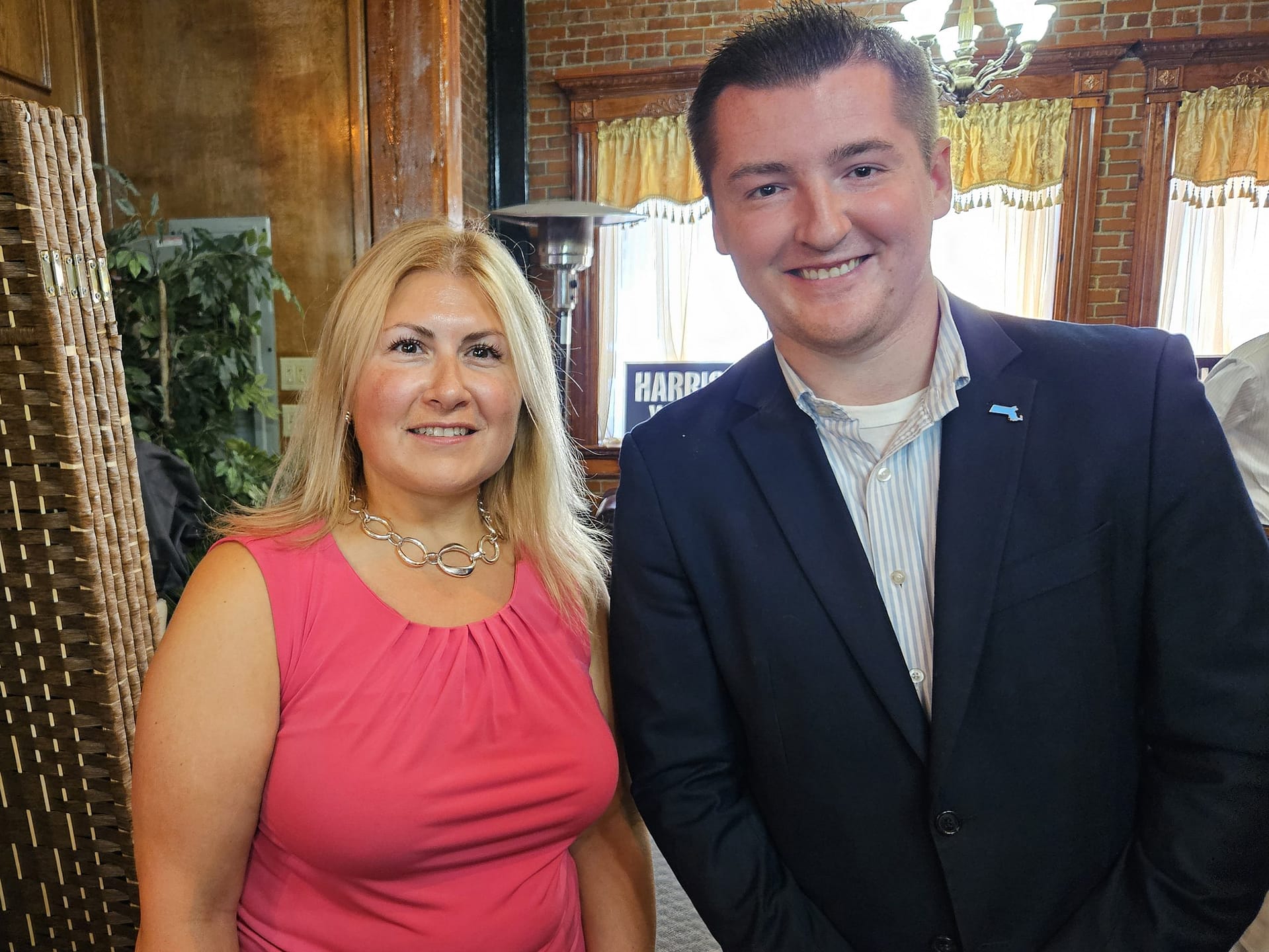Maria Syrniotis & Ryan Hamilton Maria Syrniotis (aide to Congresswoman Lori Trahan) & Ryan Hamilton