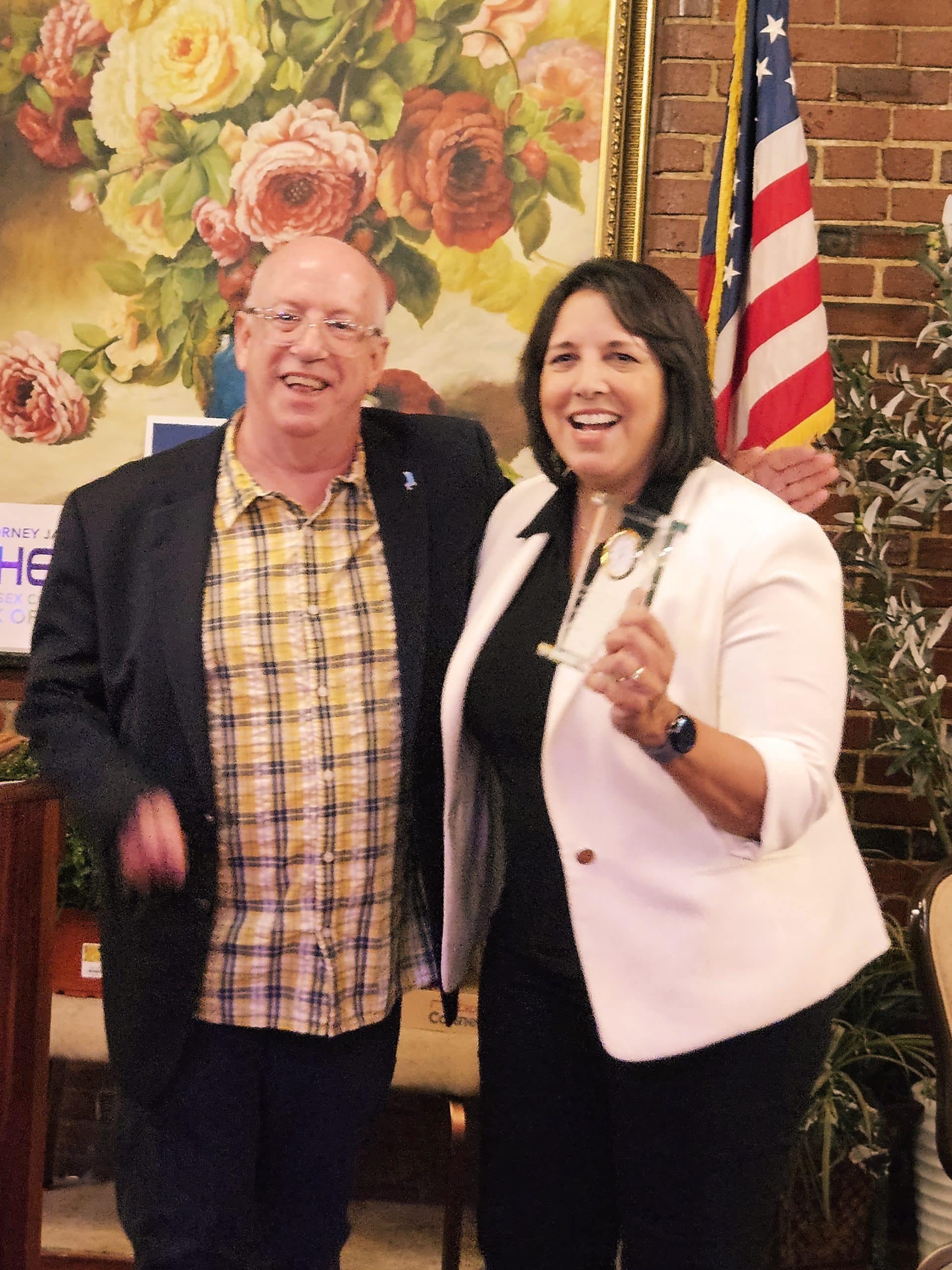 Bill Cox & Kim Driscoll Bill Cox & Lt. Governor Kim Driscoll