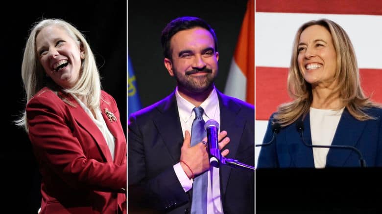 Abigail Spanberger, Zohran Mamdani, and Mikie Sherrill