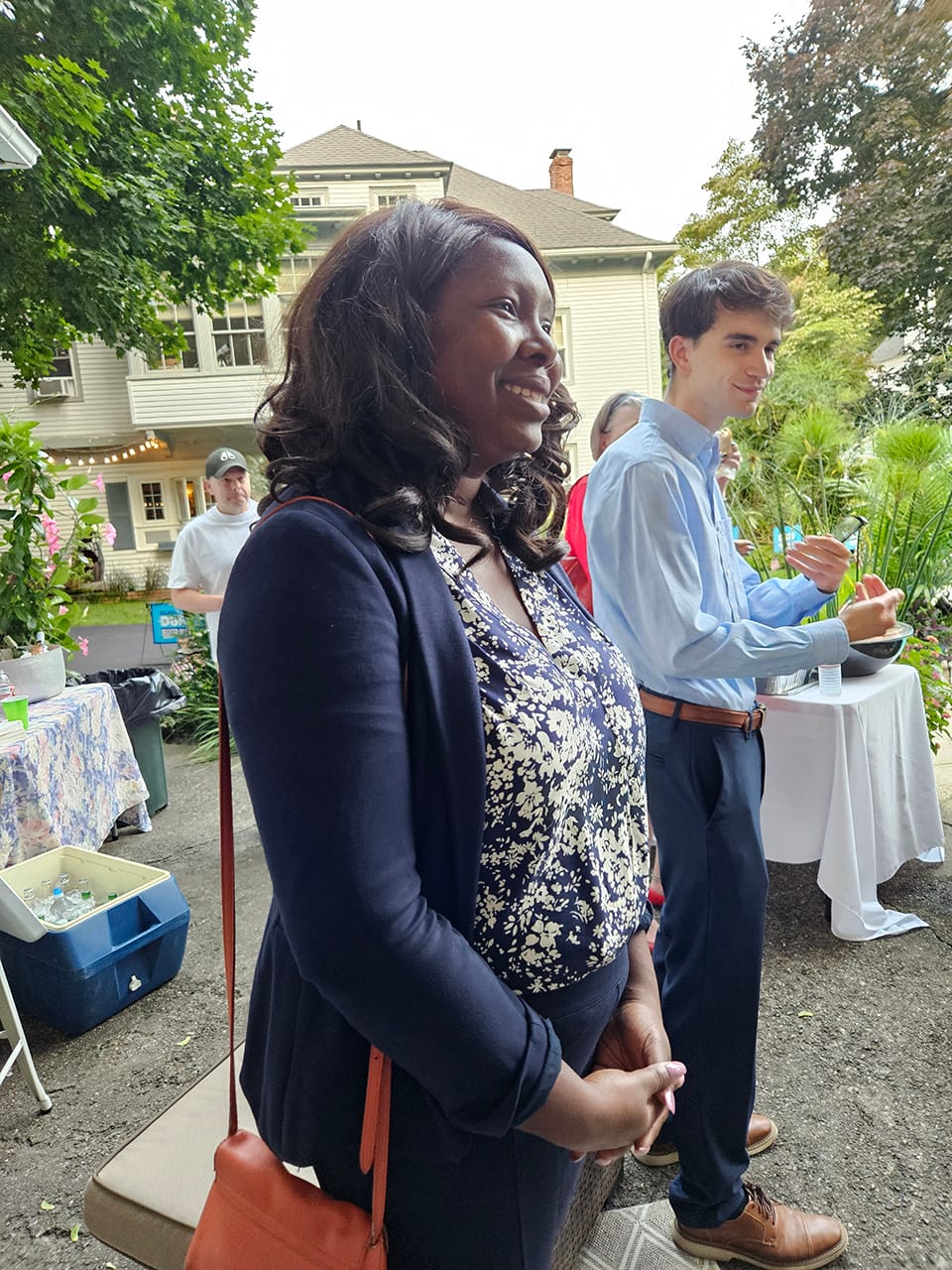 Eunice Zeigler, candidate for Governor's Council and Josiah Morrow Eunice Zeigler, candidate for Governor's Council and Josiah Morrow
