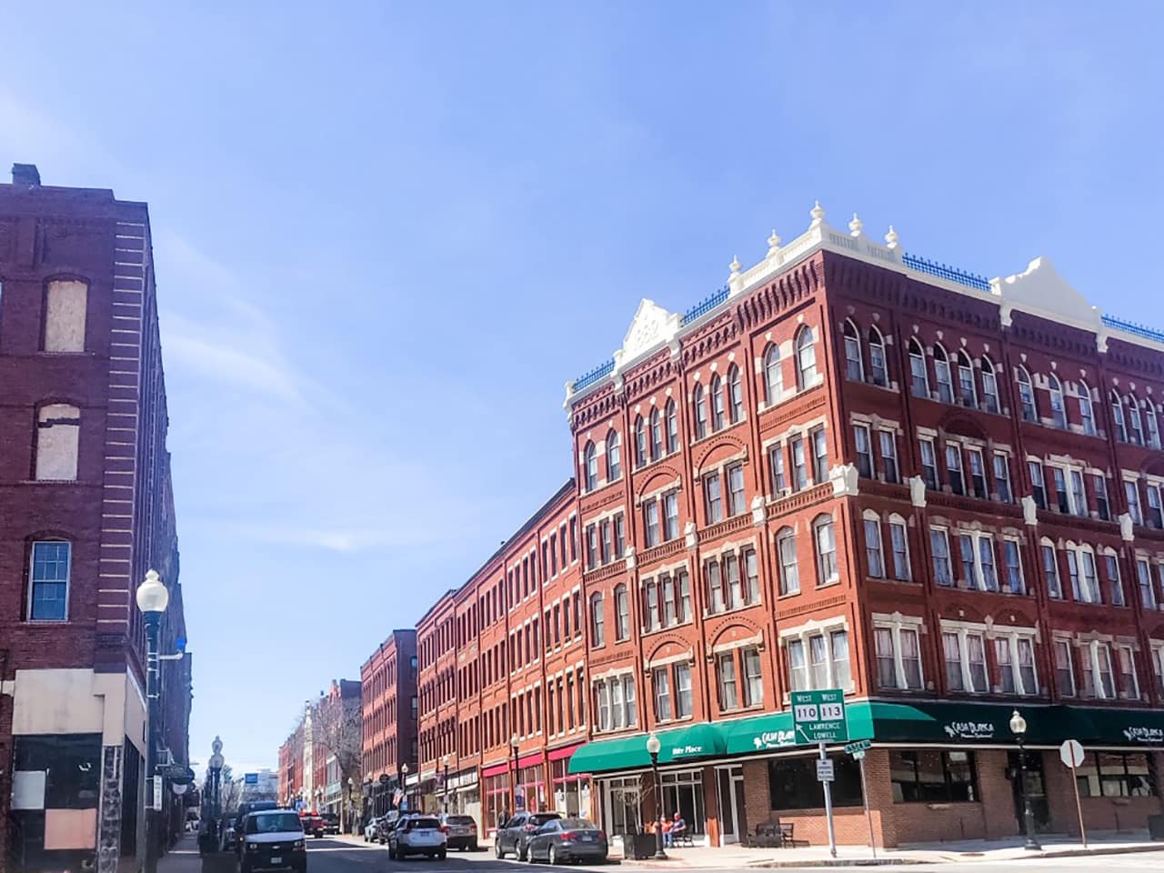 A view of Washington Street